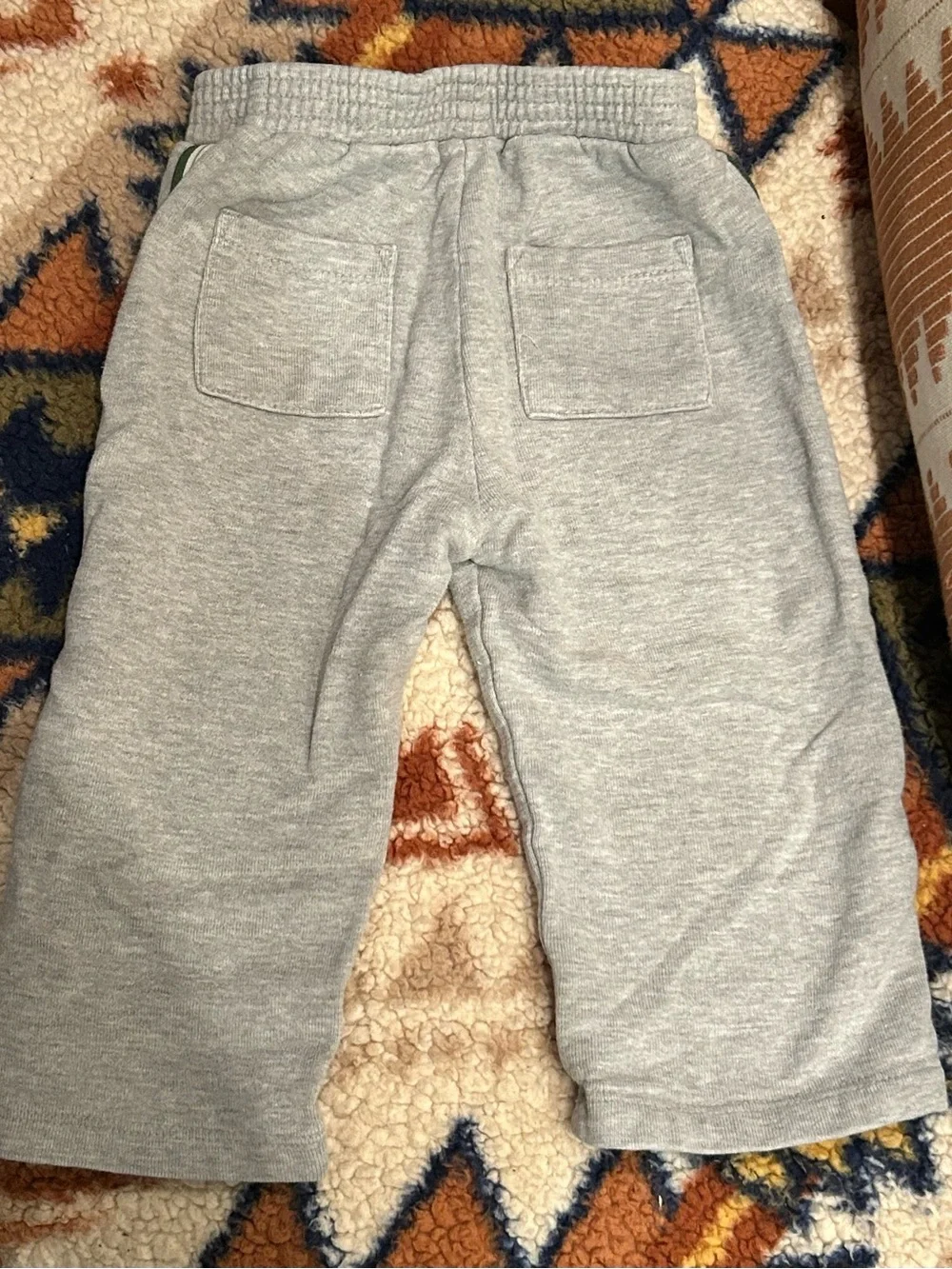 Old Navy Light Gray Kids Sweatpants with Side Stripe